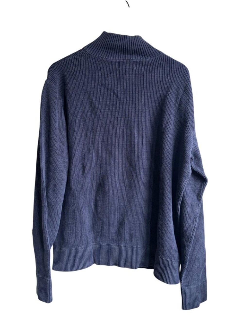 Vintage 90s Ralph Lauren Polo Jeans Company Flag Logo Sweater Cotton Blue XL - Picture 5 of 5
